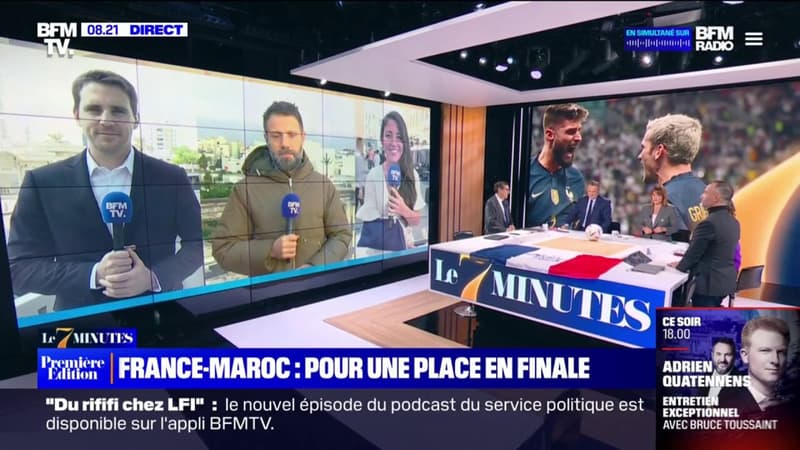 7 MINUTES POUR COMPRENDRE - France-Maroc: pour une place en finale