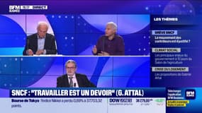 SNCF : "Travailler est un devoir", Gabriel Attal - 14/02