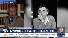 "On a parlé de ses projets, de son album qu'il était en train de faire", témoigne Michel Leeb qui a passé une dernière après-midi avec Charles Aznavour hier