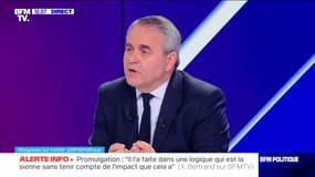 Xavier Bertrand: "Une réforme des retraites, c'est pas un concours de courage"