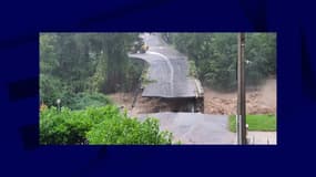 Le pont Maissa s'est effondré ce vendredi 2 octobre 2020.