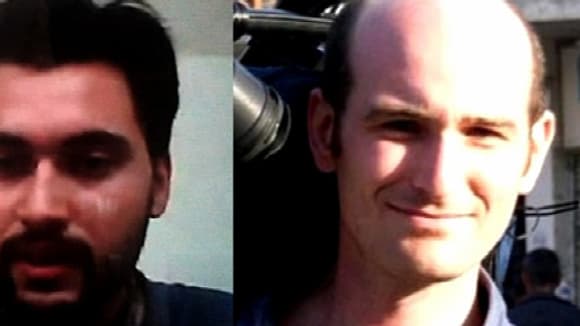 Pierre Torrès et Nicolas Hénin, otages en Syrie depuis le 22 juin. Pierre Torrès et Nicolas Hénin, otages en Syrie depuis le 22 juin.