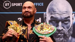 Le champion WBC des lourds Tyson Fury, le 20 avril 2022.