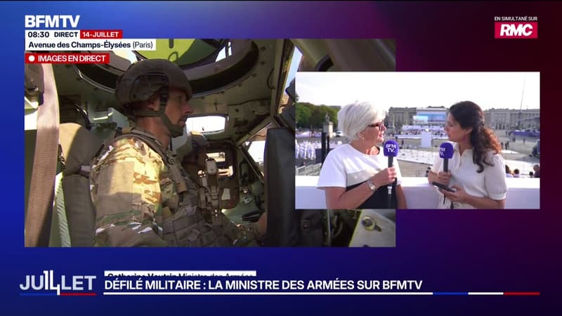 14-Juillet: "La Russie est une menace pour l'Ukraine d'abord, puis pour l'Europe", déclare Catherine Vautrin, ministre des Armées