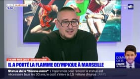 J'aime mes Jeux: Yvan Sorel, champion de MMA et éducateur spécialisé a porté la flamme olympique à Marseille jeudi dernier