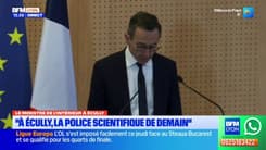 Rhône: Bruno Retailleau s'adresse aux élèves de la nouvelle école de la police scientifique