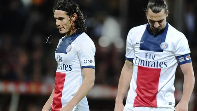Edinson Cavani et Zlatan Ibrahimovic