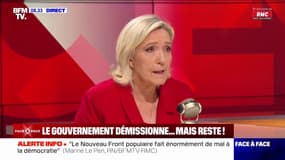 Marine Le Pen: "C’est la technocratie qui va prendre le pouvoir"