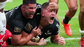 Jack Willis auteur d'un essai avec le Stade Toulousain en finale de Top 14, 28 juin 2025