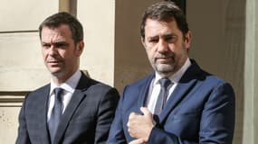 Christophe Castaner (à droite) et Olivier Véran