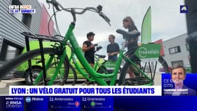 Les étudiants lyonnais profitent d'un vélo mis à disposition gratuitement