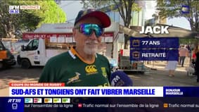 Coupe du monde de Rugby: les supporters de l'Afrique du Sud font vibrer Marseille