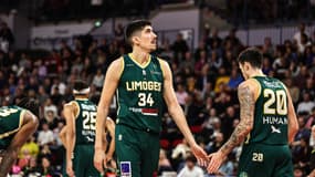 Danilo Nikolic lors du match Nancy-Limoges (67-75, BetClic Elite), le 10 décembre 2023