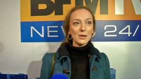 Florence chez BFMTV après son passage dans l’émission Bourdin Direct le 25 janvier 2013.