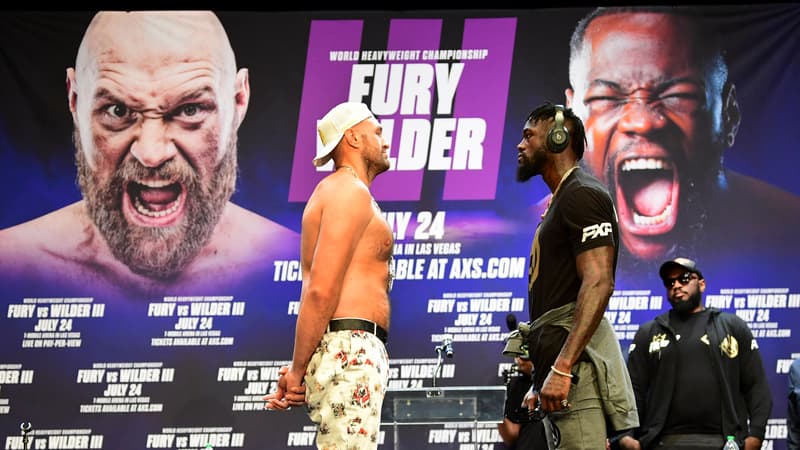 Boxe: l’interminable face-à-face entre Fury et Wilder en conférence de presse