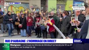 Rue d'Aubagne: rassemblement en hommage aux victimes de l'effondrement