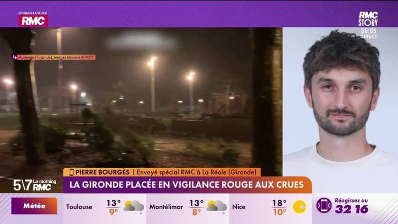 La Gironde placée en vigilance rouge aux crues