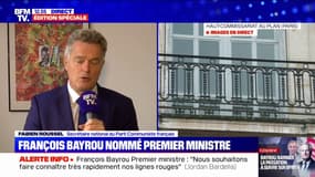 Fabien Roussel (PCF): "Avant de parler de non-censure, il faut que le Premier ministre nommé s'engage à ne pas appliquer le 49.3"