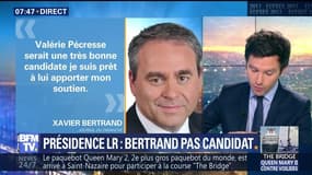 Elysée 2017 : Xavier Bertrand ne candidatera pas à la présidence LR