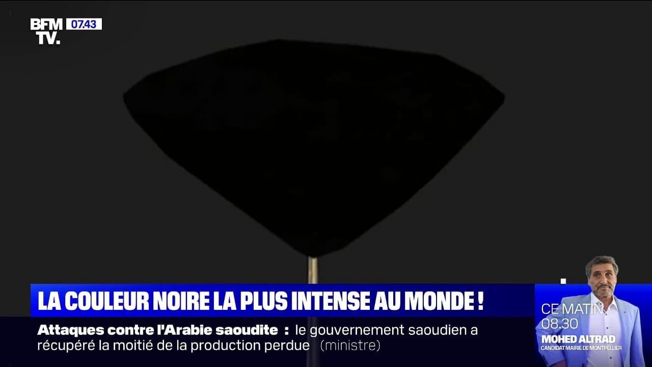 Cette couleur noire est la plus intense jamais créée au monde