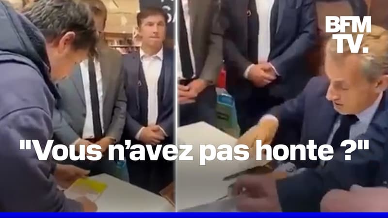 Nicolas Sarkozy interpellé par un professeur en pleine séance de dédicaces après ses propos sur la profession