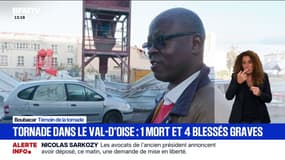 "Ça a secoué dans tous les sens", confie Boubacar, témoin de la tornade dans le Val-d'Oise