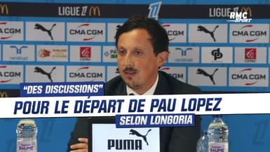 OM : "Des discussions en cours" pour le départ de Pau Lopez d'après Longoria