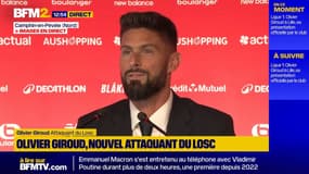 "Un défi important et excitant": les premiers mots d'Olivier Giroud à Lille