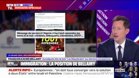 Tweet de LR sur l'Algérie: "Ce qui me choque, ce n'est pas un tweet, mais la politique de l'Algérie", réagit François-Xavier Bellamy 