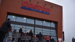 Le magasin Costco de Villebon-sur-Yvette, en Ile-de-France, le 16 mars 2020. 