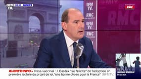 Jean Castex: "Si vous êtes vacciné, vous avez 20 fois moins de risques d'aller en soins critiques"