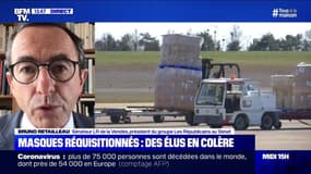 Bruno Retailleau (LR): "L'État profite des commandes des collectivités pour réquisitionner des masques"