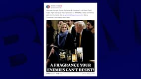 Donald Trump a publié la photo sur son réseau Truth Social ce dimanche 8 décembre.
