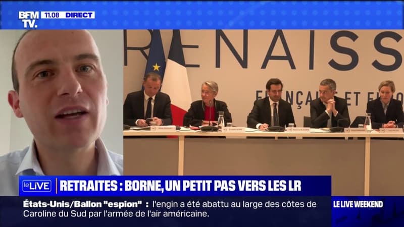 Fabien Di Filippo (LR): Élisabeth Borne « essaye de tendre un doigt pour l’instant, pas la main, pour sauver sa réforme »