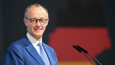 Le président de la CDU Friedrich Merz à Berlin le 3 février 2025