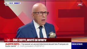 Éric Ciotti estime qu'il y a "des députés dangereux" dans les rangs de LFI