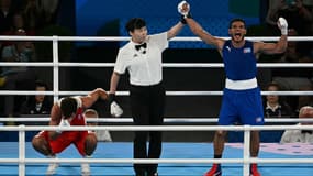 Jeux olympiques 2024 - Boxe - Sofiane Oumiha, le 7 août 2024