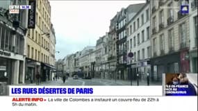 Confinement: les images des rues désertes de Paris