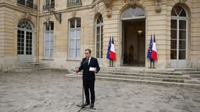 Le Premier ministre démissionnaire Sébastien Lecornu le 6 octobre 2025 à Matignon