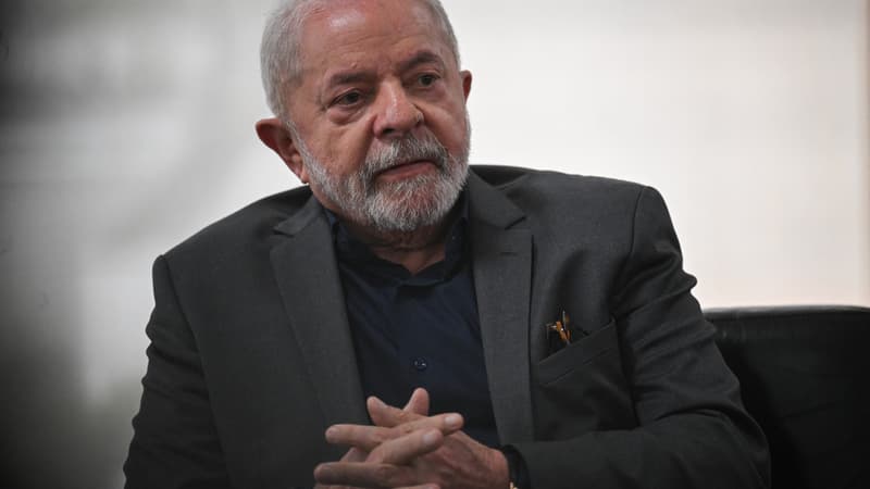 Lula au lendemain des troubles de Brasilia, le 9 janvier 2023. (Photo d'archive)