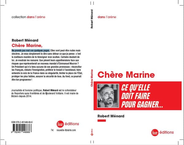 "Chère Marine": Robert Ménard adresse une "lettre" à Marine Le Pen pour "gagner" la présidentielle
