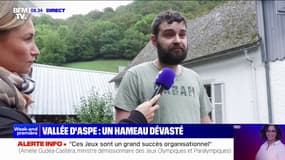 "On s'est retrouvés piégés à l'intérieur de la maison par l'eau et les roches": le désarroi de cet habitant de la vallée d'Aspe après les fortes inondations