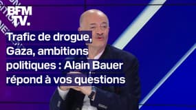 Trafic de drogue, situation à Gaza, ambitions politiques... Alain Bauer répond à vos questions dans La Capsule de @BFMPolitique 