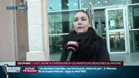 "On va faire des actions symboliques" promet une "gilet jaune" dans les Bouches-du-Rhône
