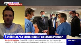 "On est dans une situation catastrophique", selon le directeur médical de crise de l'hôpital privé d'Antony