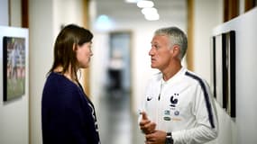 Corinne Diacre et Didier Deschamps
