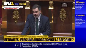 Retraites: "Ne comptez pas sur nous pour signer des chèques en bois" affirme Laurent Saint-Martin
