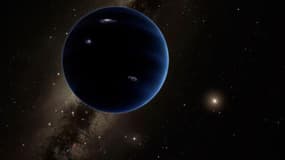 La neuvième planète telle que représentée par un artiste.