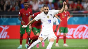 Le penalty de Karim Benzema lors de Portugal-France, le 23 juin 2021