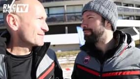 RMC SPORT GAMES / Sidney Govou encore raillé par Cazarre